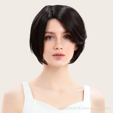 Wholesale Hot Selling Synthetic Wigs for White Women Pixie Cut Short Hair Wig Machine Made Short Synthetic Hair Wigs